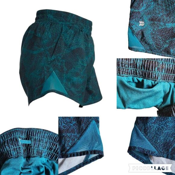 All In Motion blue green teal run shorts sz M - Picture 4 of 10